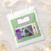 美しいおもしろい犬 フェイバーバッグ (クリップ留めされた状態)