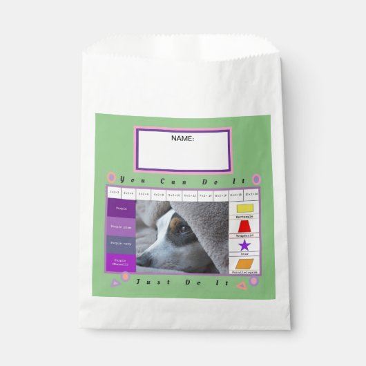 美しいおもしろい犬 フェイバーバッグ (正面)