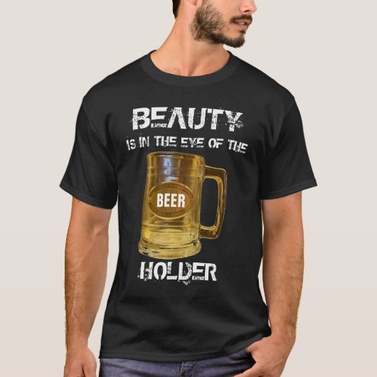 美しいおよびビールTシャツ Tシャツ (正面)