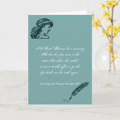 美しいおよび一見の引用文の挨拶状 カード (黄色い花)