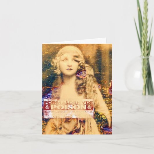 美しいおよび毒、ハロウィン カード (正面)