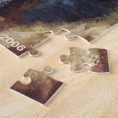 美しいおよび気品のネイティブアメリカン(ユート語)のパズル ジグソーパズル (側面)