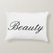 美しいおよび獣のおもしろいな寝室の装飾用クッション アクセントクッション (裏面)