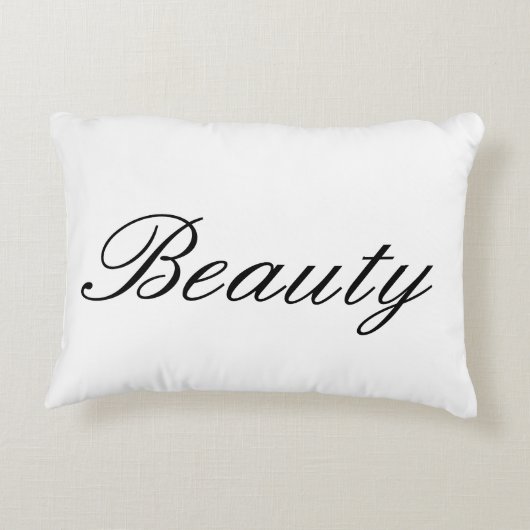 美しいおよび獣のおもしろいな寝室の装飾用クッション アクセントクッション (裏面)