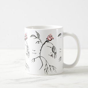 美しいおよび獣のバラのカスタムな価値マグ コーヒーマグカップ