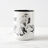 美しいおよび獣のロゴのマグ ツートーンマグカップ (中央)