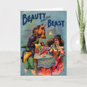 美しいおよび獣の挨拶状 カード (正面)