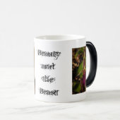 美しいおよび獣の蘭の変形させるマグ モーフィングマグカップ (正面右)