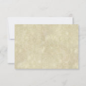 美しいおよび獣テーマの結婚RSVPカード 出欠カード (裏面)