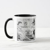 美しいおよび獣1874年(litho) (b/wの写真) マグカップ (左)