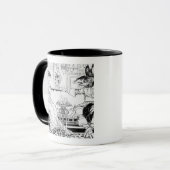 美しいおよび獣1874年(litho) (b/wの写真) マグカップ (正面左)