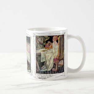 美しいおよび獣、Rumpelstiltskinは、白いマグ雪が降ります コーヒーマグカップ