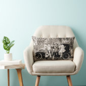 美しいおよび錫Lizzieを浸しているMack Sennett ランバークッション (椅子)