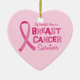 美しいお母さんの乳癌の生存者のオーナメント セラミックオーナメント