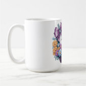 美しいお母さんの日おめでとうママ コーヒーマグカップ (左)