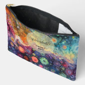 美しいお洒落カラフル新学期 アクセサリーポーチ (見開き)