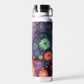 美しいお洒落カラフル新学期 ウォーターボトル (背面)