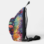 美しいお洒落カラフル新学期 スリングバッグ (右)