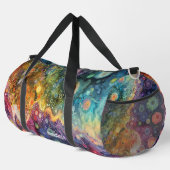 美しいお洒落カラフル新学期 ダッフルバッグ (右コーナー)