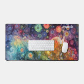 美しいお洒落カラフル新学期 デスクマット (キーボード&マウス)