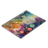 美しいお洒落カラフル新学期 ノートブック (左側)