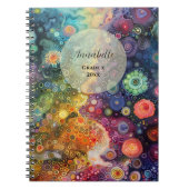 美しいお洒落カラフル新学期 ノートブック (正面)