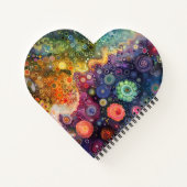 美しいお洒落カラフル新学期 ノートブック (裏面)