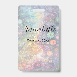 美しいお洒落カラフル新学期 バッジ