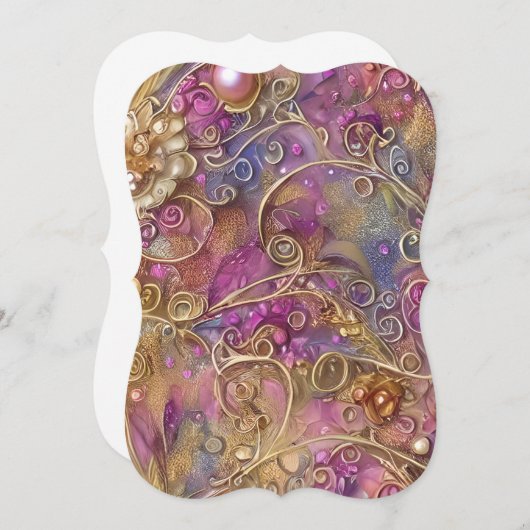 美しいお洒落植物性ビクトリアン映画A ノートカード (正面/裏面)