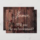 美しいかな私の花嫁の赤いレースフェイク インビテーションポストカード (正面/裏面)