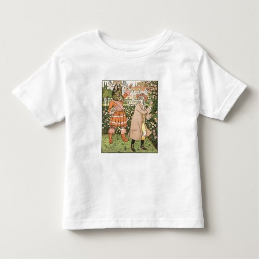 美しいからのイラストレーションおよび獣1901年(colo トドラーTシャツ (正面)