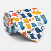 美しいかわいいの遊猫、おもちゃの白いバ ネクタイ (ロール)