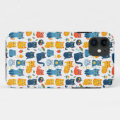 美しいかわいいの遊猫、おもちゃの白いバ Case-Mate iPhoneケース (裏面(横))