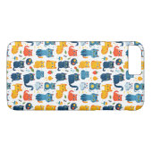 美しいかわいいの遊猫、おもちゃの白いバ Case-Mate iPhoneケース (裏面(横))