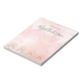 美しいかわいいボホレインボー先生鑑賞 ノートパッド (回転)