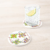 美しいかわいい蝶アート：完璧な贈り物 コースター (側面)