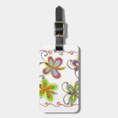 美しいかわいい蝶アート:完璧な贈り物 ラゲッジタグ (正面縦)