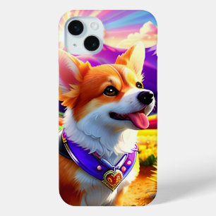 美しいかわいらしコーギパピードッグ1 iPhone 15 MINIケース