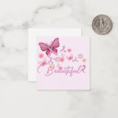 美しいがん生存者カード ノートカード (正面/裏面インサイチュ)