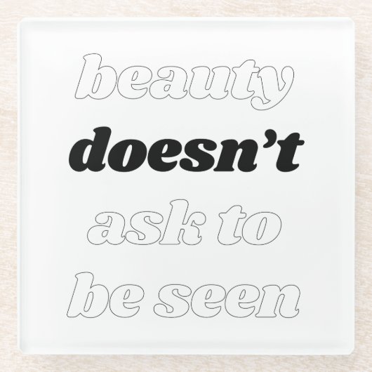 美しいがガラス頼コースターしない ガラスコースター (正面)