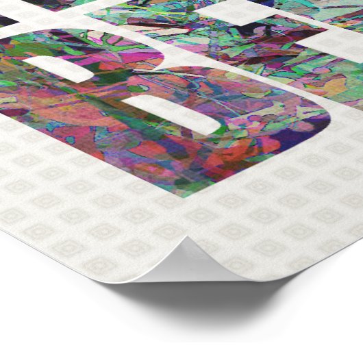 美しいが目玉に入る ポスター (角)