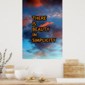 美しいが簡素だ ポスター (キッチン)