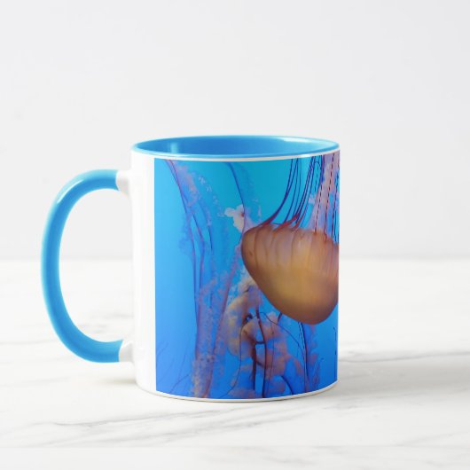 美しいくらげのマグ マグカップ (左)