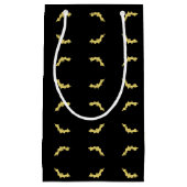 美しいこうもり抱き枕by Poet Adiela Akoo スモールペーパーバッグ (正面)