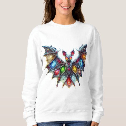 美しいこうもり スウェットシャツ (正面)
