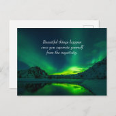 美しいことが起こる感動的引用文 ポストカード (正面/裏面)