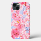美しいさくらんぼの花のケースマテiPhoneケース Case-Mate iPhoneケース (裏面)
