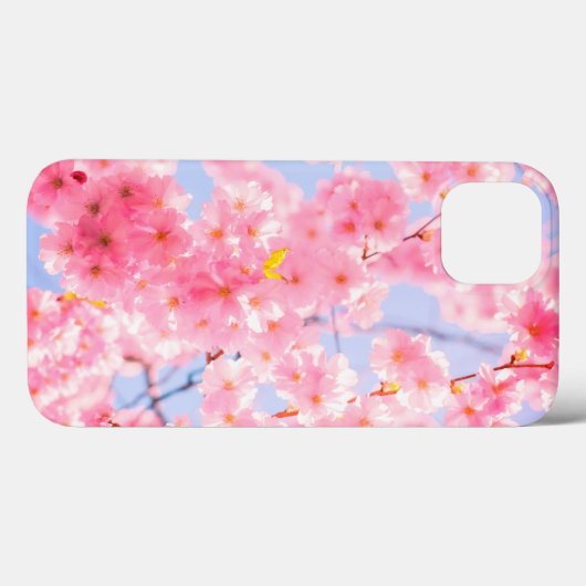 美しいさくらんぼの花のケースマテiPhoneケース Case-Mate iPhoneケース (裏面 (横))