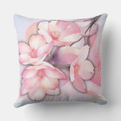 美しいさくらんぼブロッサム装飾用クッション クッション (裏面)