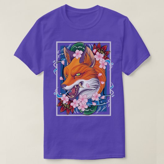 美しいさくらんぼ日本の Tシャツ (デザイン正面)